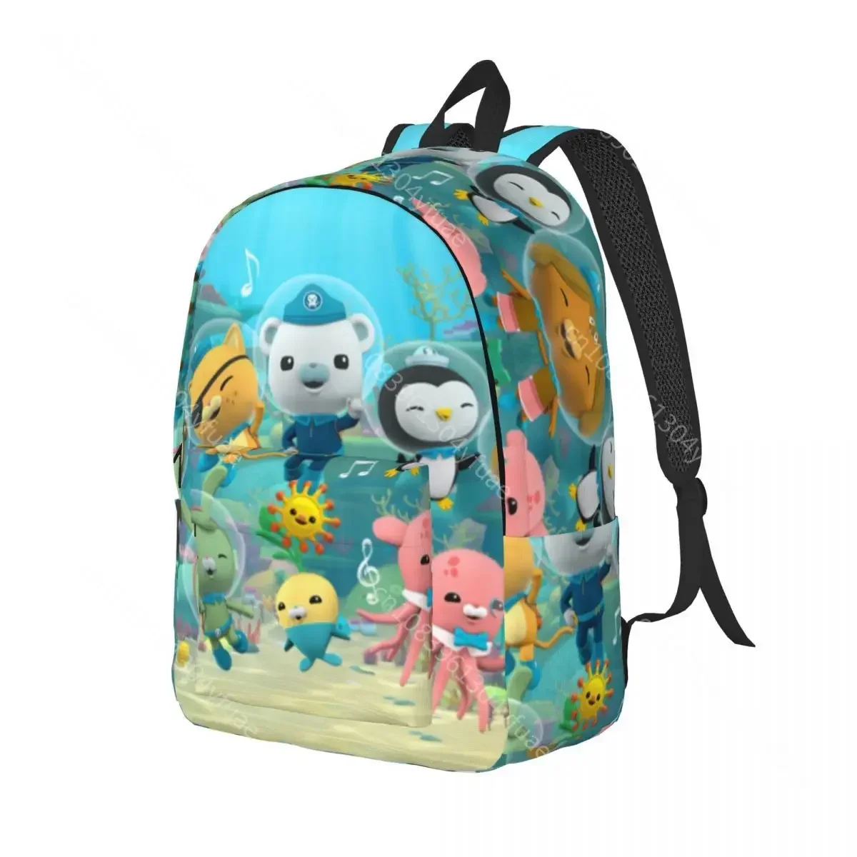 Octonauts Team Backpack Cute Cartoon Christmas Workout Backpacks Girl Fashion School Bags Designer Print Rucksack