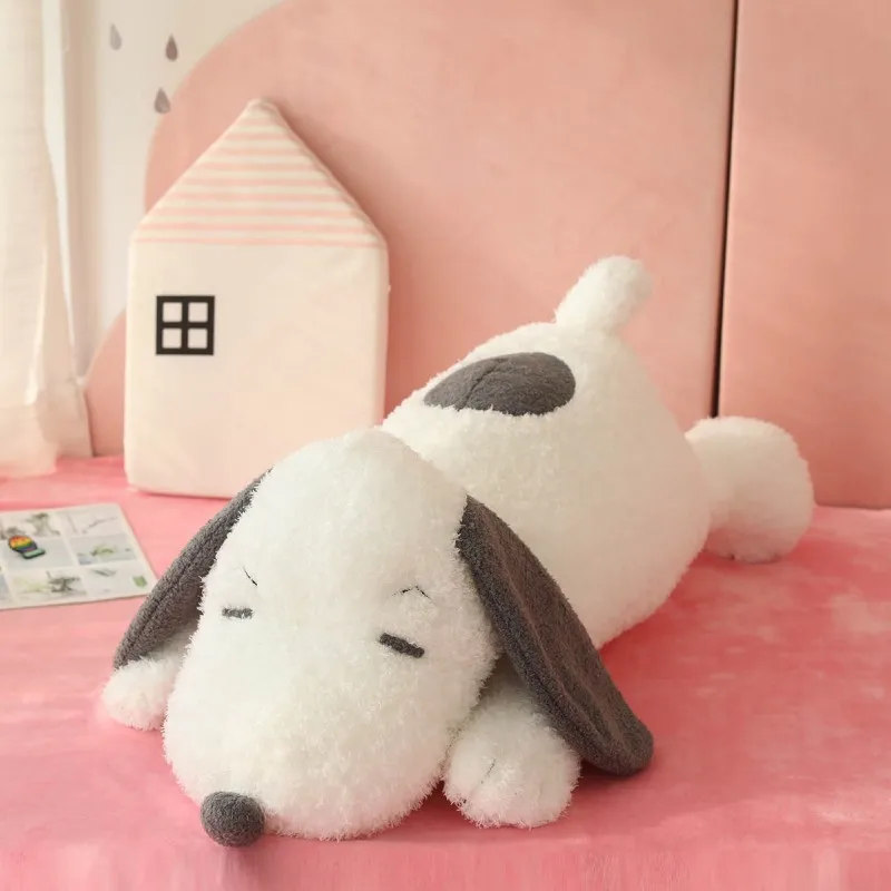 Kawaii Dog Plush Toy Stuffed Soft Lying Puppy Doll Cute Animals Sofa Cushion Sleep Pillow Room Decor Kids Boy Birthday Gift