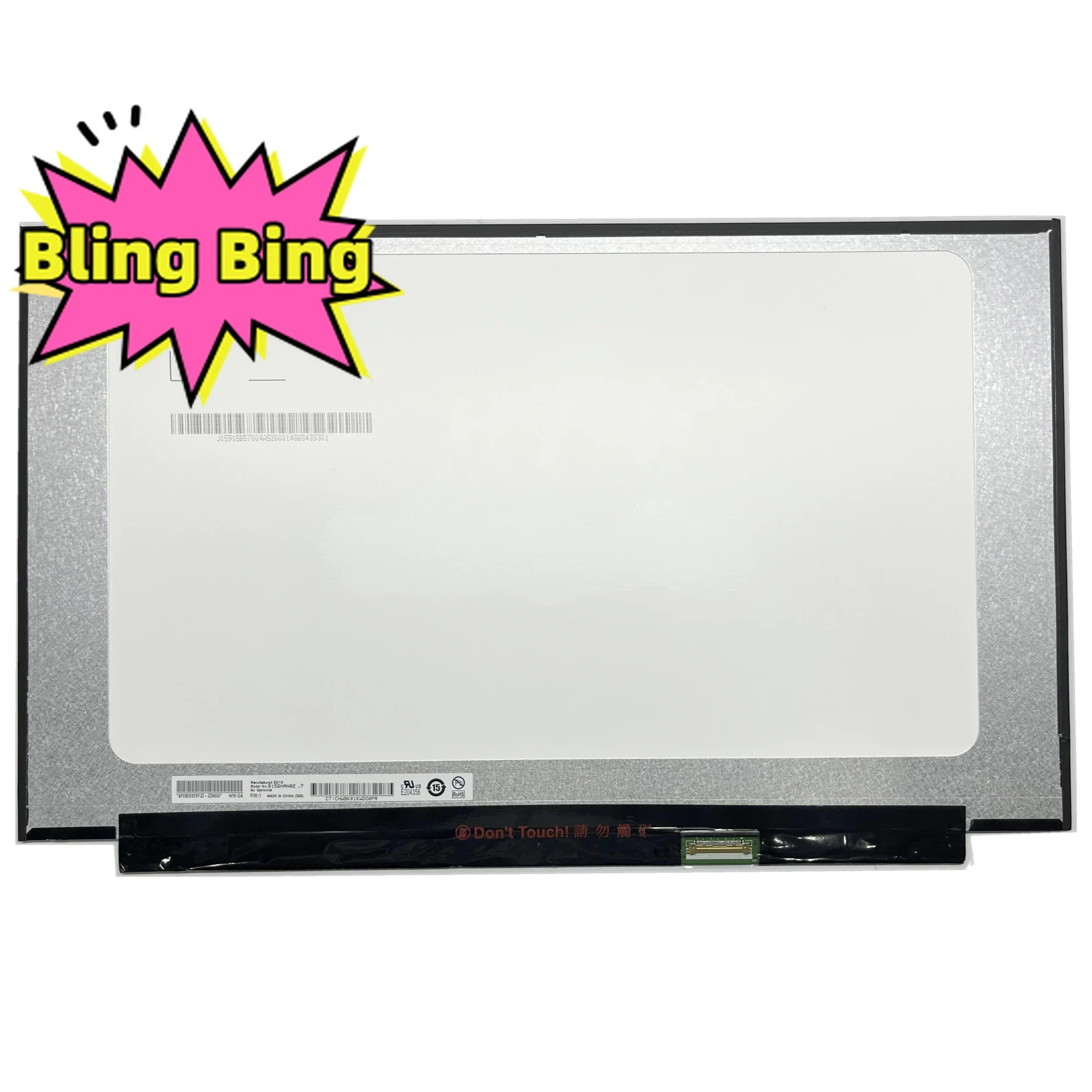 

B156HAN02.7 fit B156HAN02.2 B156HAN02.1 NV156FHM-N48 B156HAN02.4 EDP 30 PIN 1920×1080 Laptop LCD SCREEN PANEL NEW