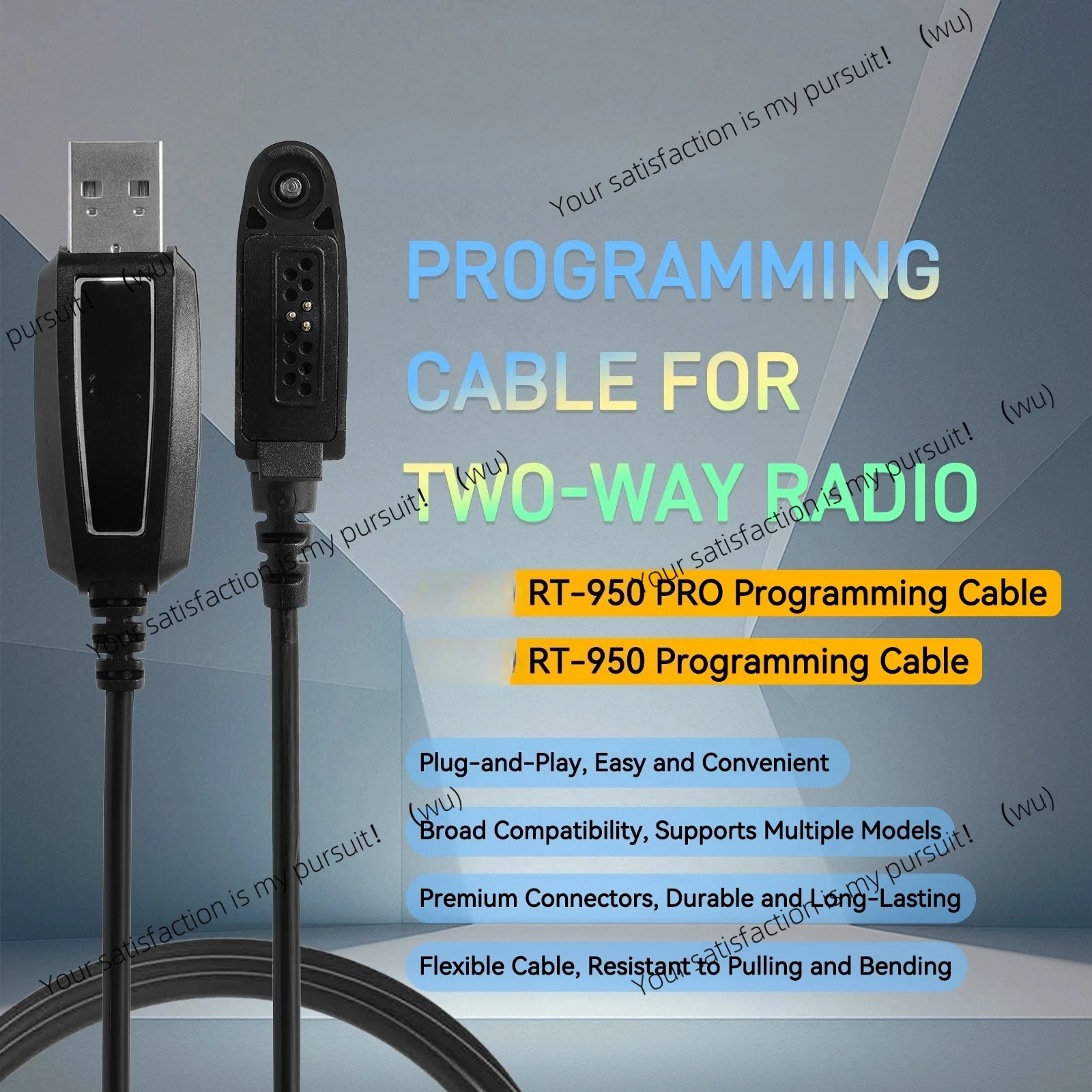 RT-950 Ham Radio Intercom USB Programming Cable Type C Interface for RT-950 RT-950 PRO
