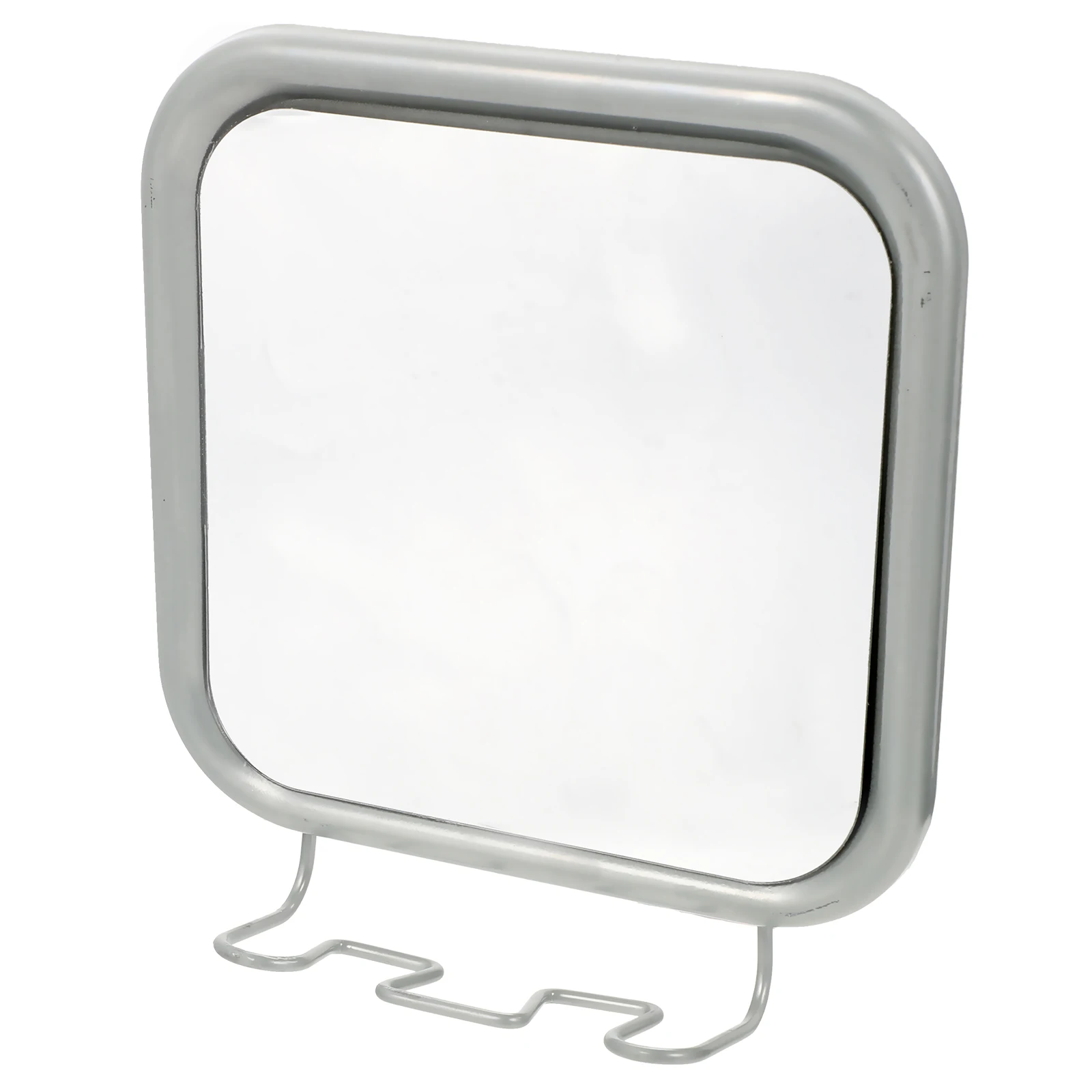 

Suction Cup Makeup Mirror Shatterproof Small Vanity Shower 4 Cups Clear Image High Definition Bathroom Wall Mirror