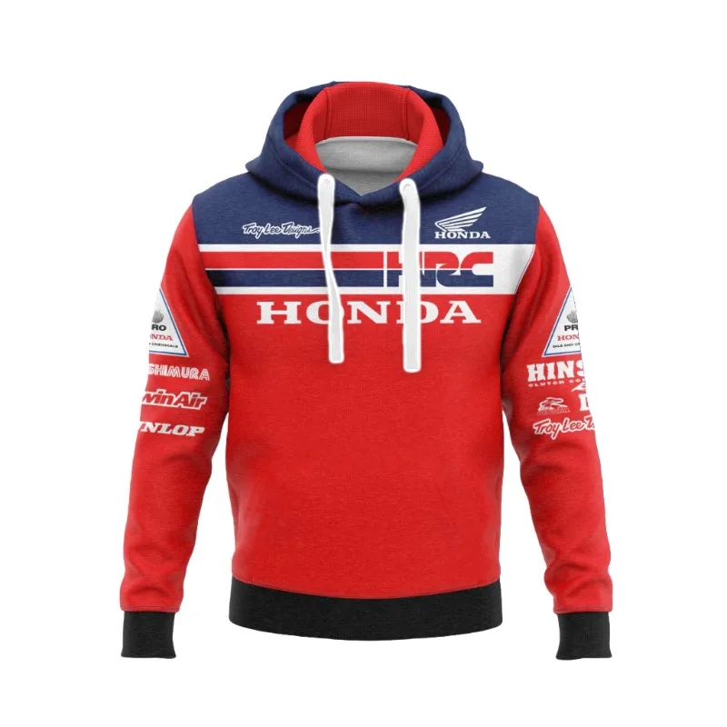 

Гоночный костюм в стиле ретро Honda, быстросохнущий костюм для внедорожного мотоцикла, высококачественный костюм для верховой езды с капюшоном, взрывной уличный конек