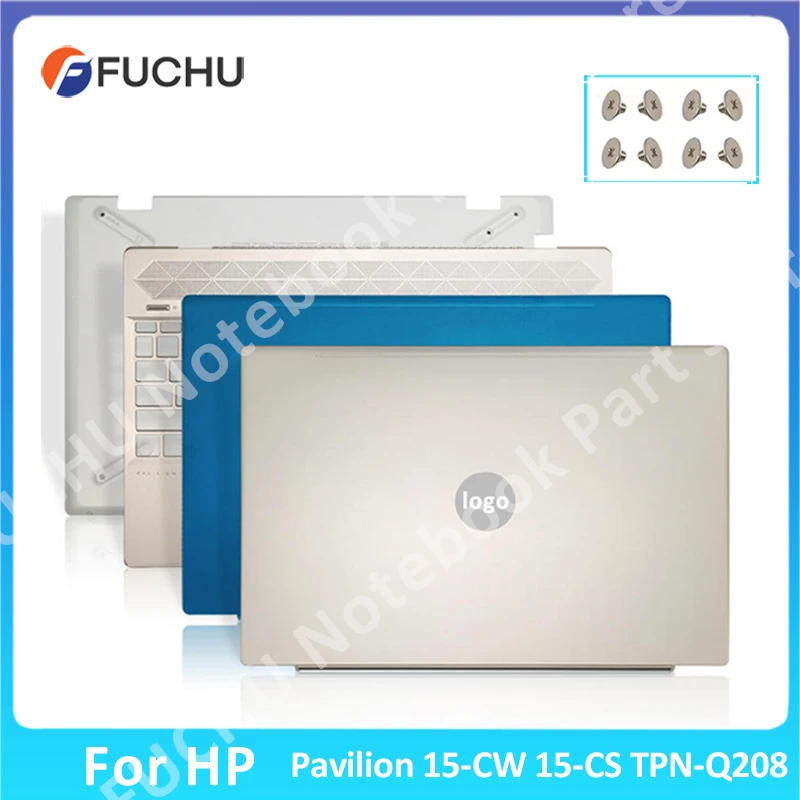 

Чехол для ноутбука HP Pavilion 15-CW 15-CS TPN-Q208, задняя крышка ЖК-дисплея, передняя панель, петли, задняя крышка, верхний чехол 15,6 дюйма