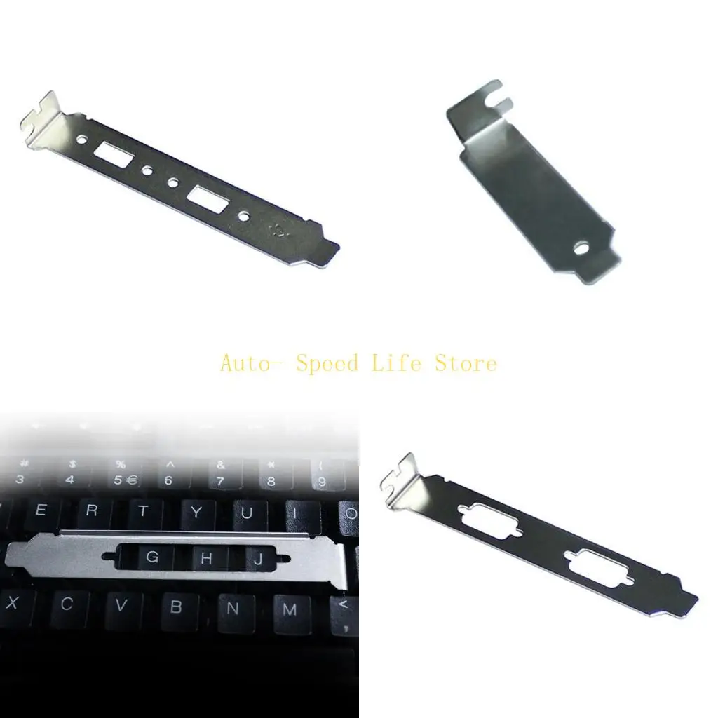 02DA Computer Chassis Graphics Card PCI Full / Half Height 8cm 12cm Bezel U Motherboard DB9 Serial Paralle Port Dust Block
