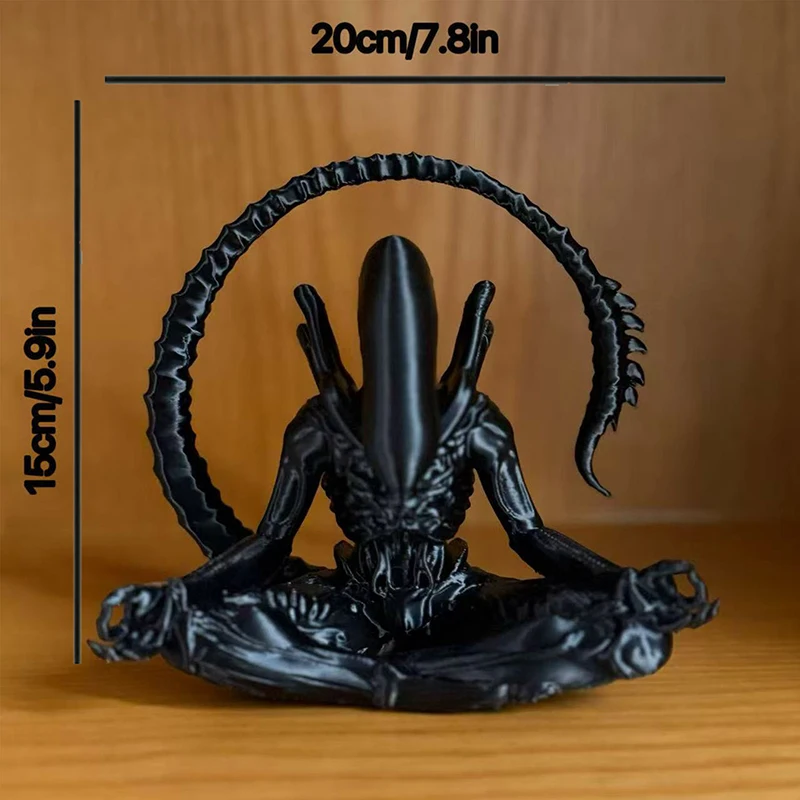 3D Printed Gothic Xenomorph Figures Horror Monster Statue Alien Collectible  Figure Desktop Decoration Christmas Gift - AliExpress 15
