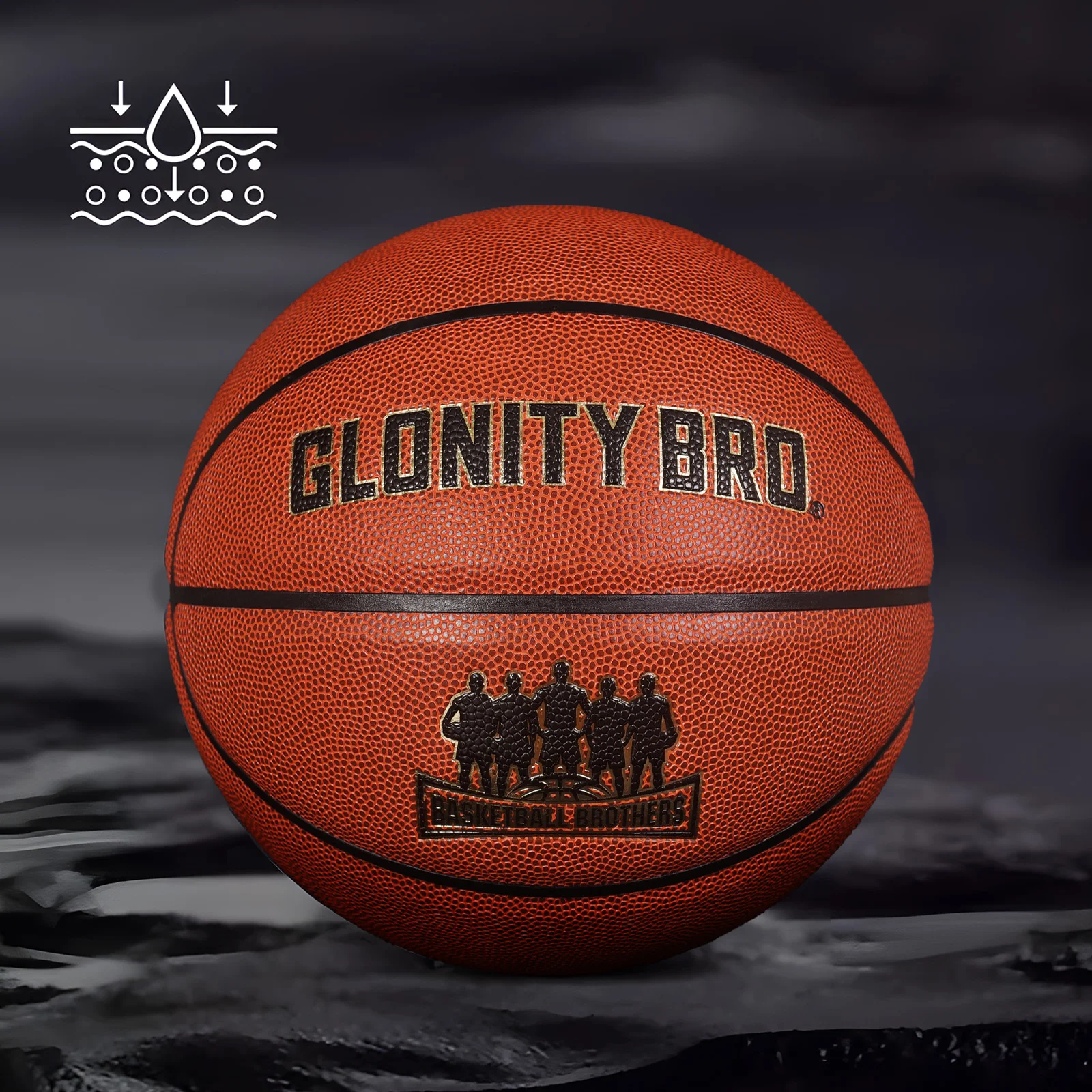 공식 사이즈 5 6 7 In&Ourdoor 내마모성 가죽 경쟁 훈련 농구 남성용 및 여성용 고품질 팀 공