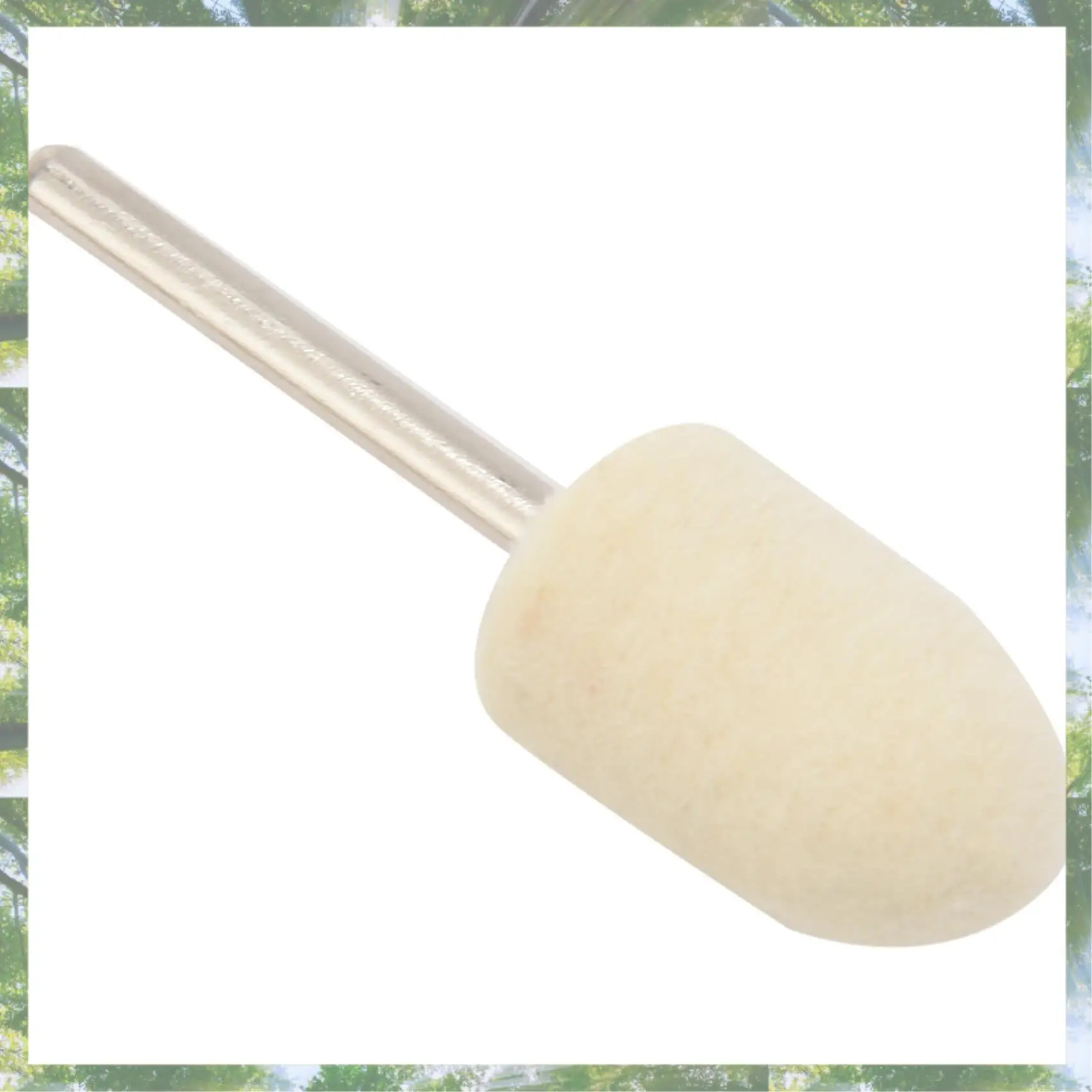 Premium-20Pcs Wollfilz Montiert Dorn Polieren Polieren Räder Schleifen Bits Grinder Kopf Polnischen Uhr Schmuck Dreh werkzeug Acc