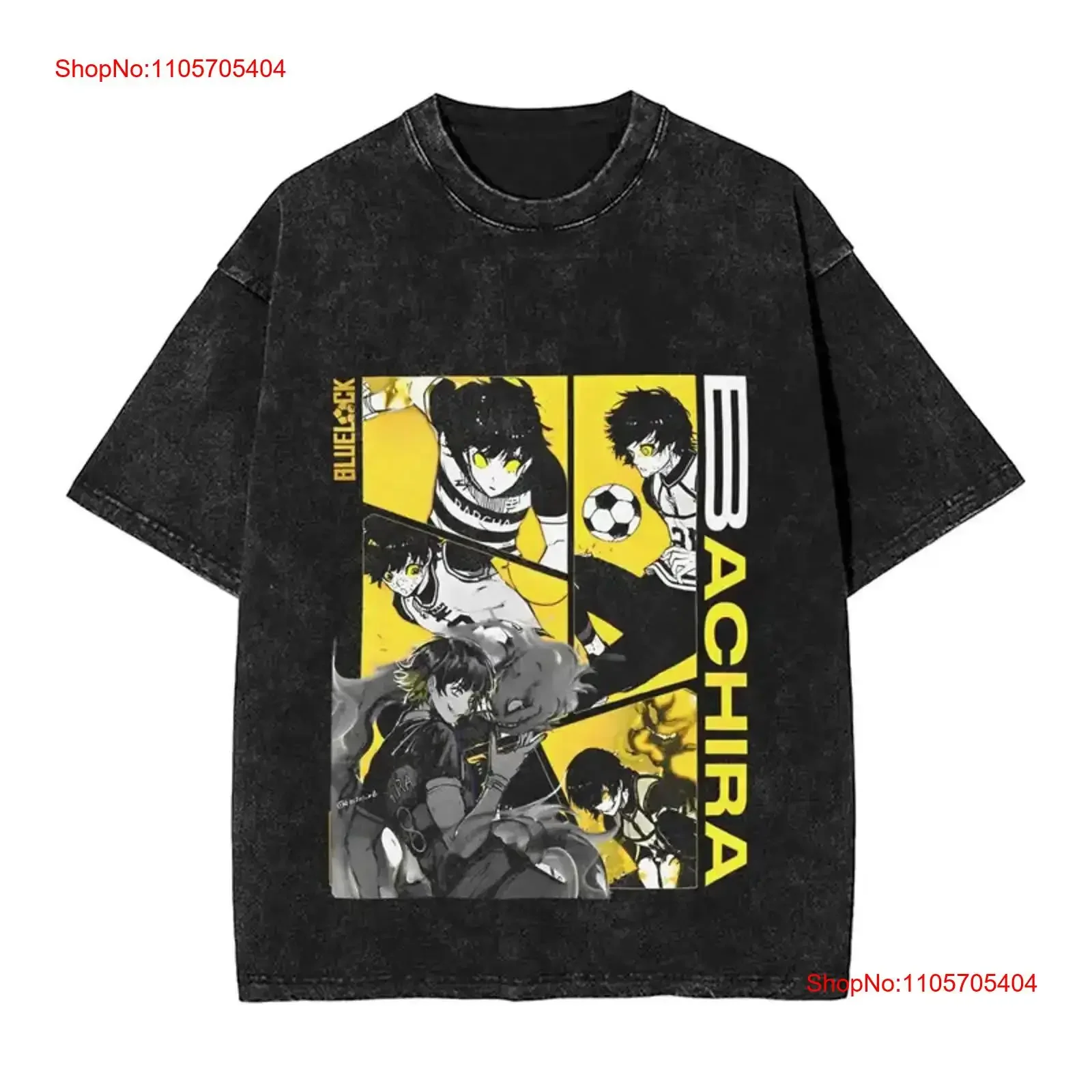 shirts Man T Shirt Oliver Aiku Art Anime 9Blue Lock Harajuku Bea long or short sleeves vintage Washed Soft Comfortable