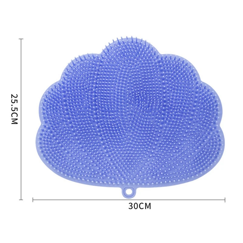 مدلك قدم مثبت على الحائط مع كؤوس شفط ، جهاز تنظيف خلفي للاستحمام ، جهاز تنظيف حر اليدين ، سهل الاستخدام