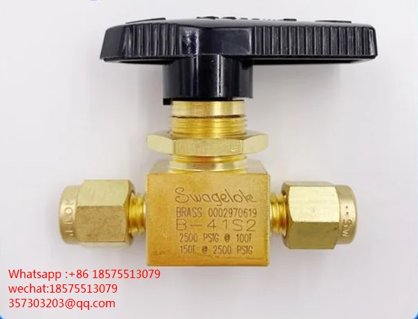 

For Agilent 0100-2144 1/8 Brass Ball Vavle 0100 2144 1/8 Brass Two-way Ball On-Off Valve