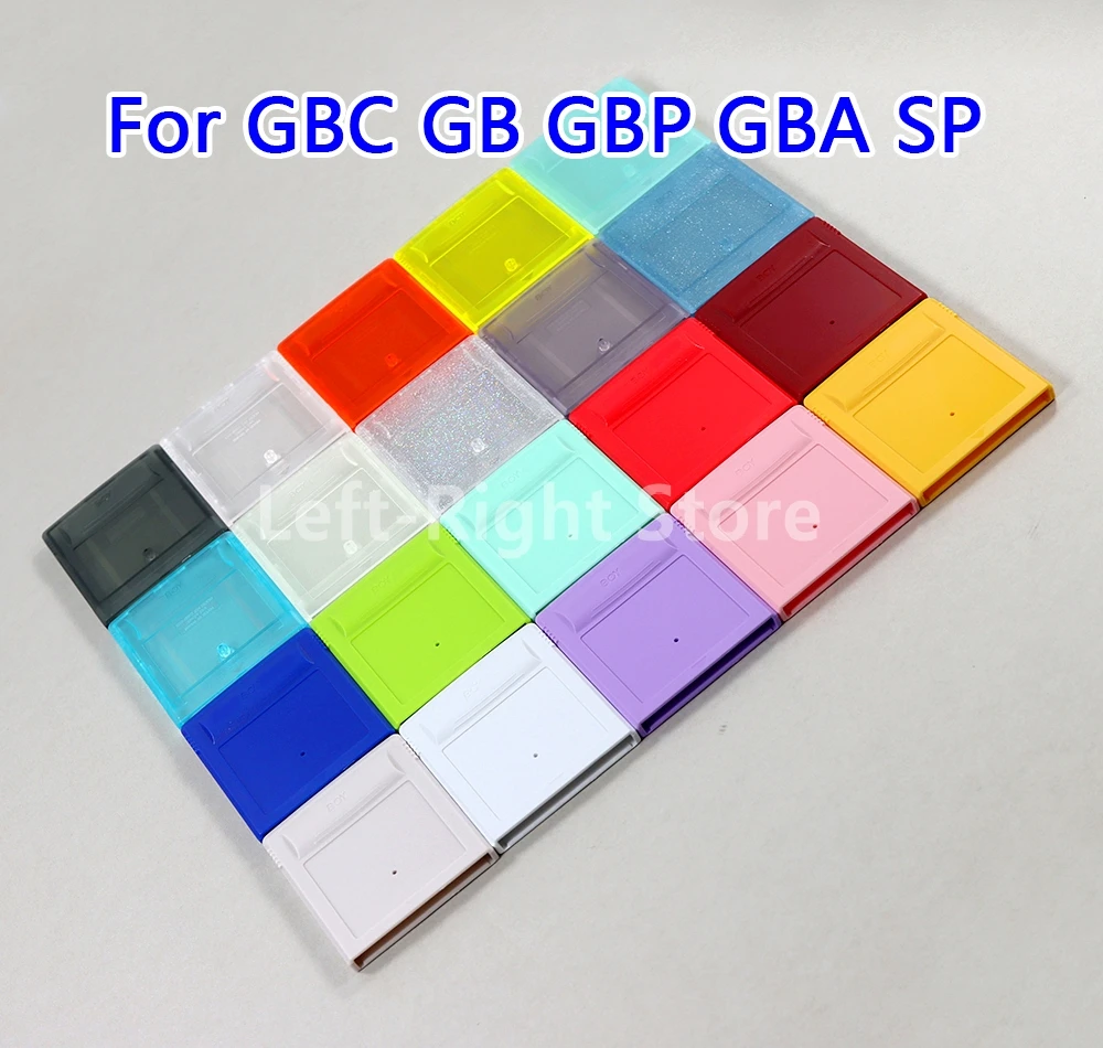 10PCS For GameBoy Colors GBC GBP GBA SP Cartridge Game Housing Shell Case For GB Game Card Box With Logo