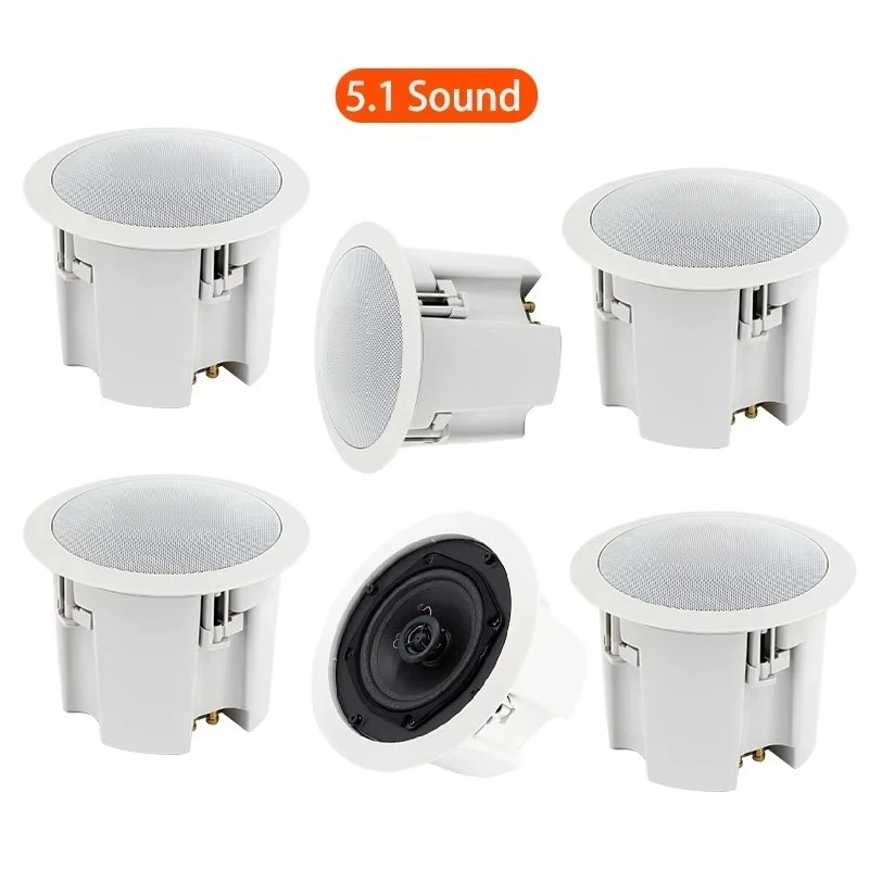 Hot Selling Wireless Wifi Waterproof for Bluetooth Speaker for Home Hotel or Shop Blue Ceiling Speaker