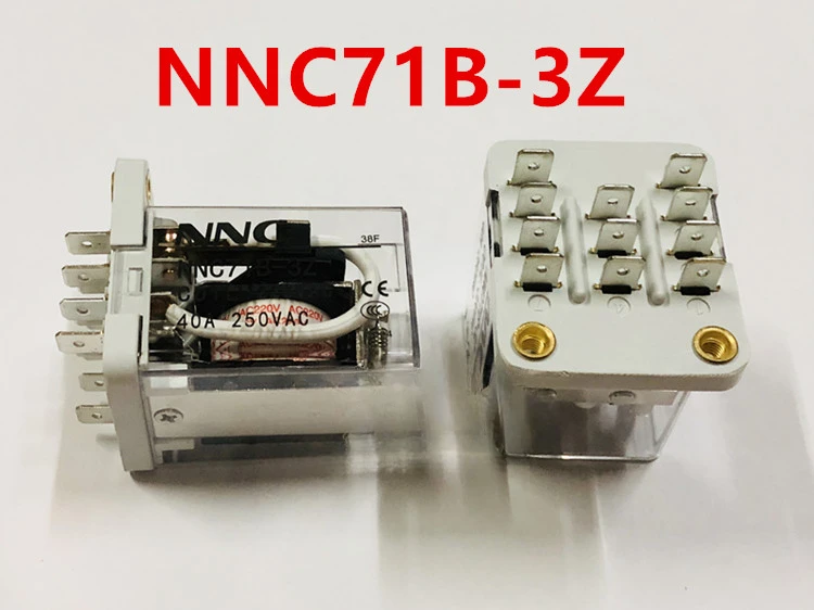 Relay HHC71B NNC71B-3Z JQX-38F 3Z 40A DC12V24VAC220V