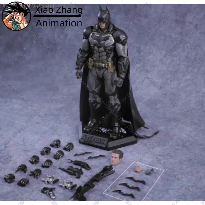 Nuevo traje de caballero Arkham preventa, Batman 1/12 Anime muñeca de acción modelo juguete colección regalo