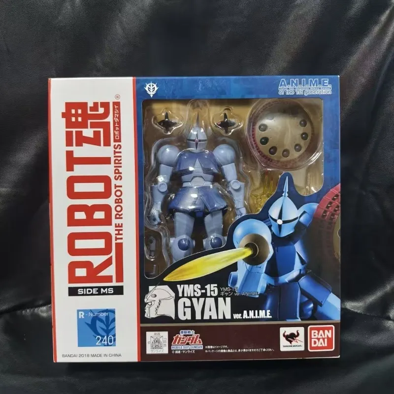 In Stock BANDAI Original GUNDAM ROBOT Series GYAN The Robot Spirits Anime Action Figure Model Toys desktop ornament Gifts view 6
