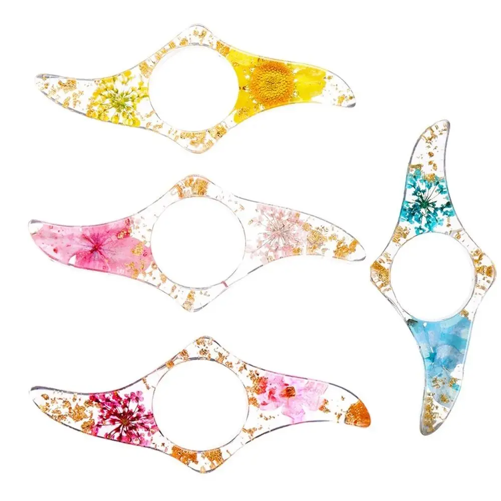 

Acrylic Thumb Book Support Dried Flower Spreader Thumb Book Brace Smooth Multi-function Book Page Holders Stationery