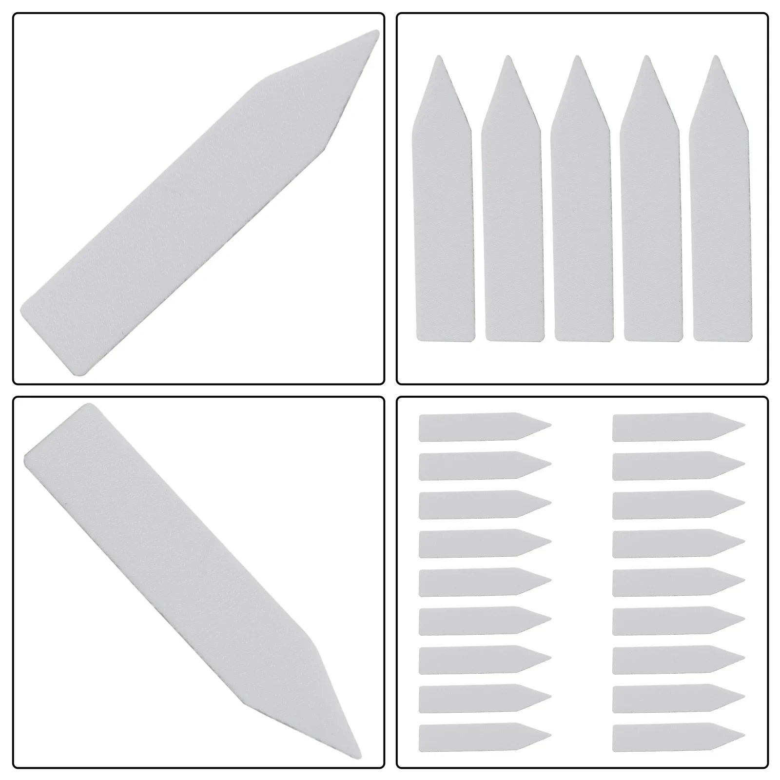 100 sztuk białych plastikowych etykiet na rośliny Wodoodporne rośliny Klasyfikacja Sortowanie Znak Tagi Narzędzia ogrodnicze Narzędzia do sadzenia