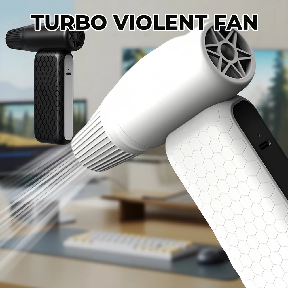 800000 об/мин воздуходувка бесщеточный турбовентилятор сильная скорость ветра регулируемая турбоструйная вентилятор перезаряжаемая тряпка сжатого воздуха