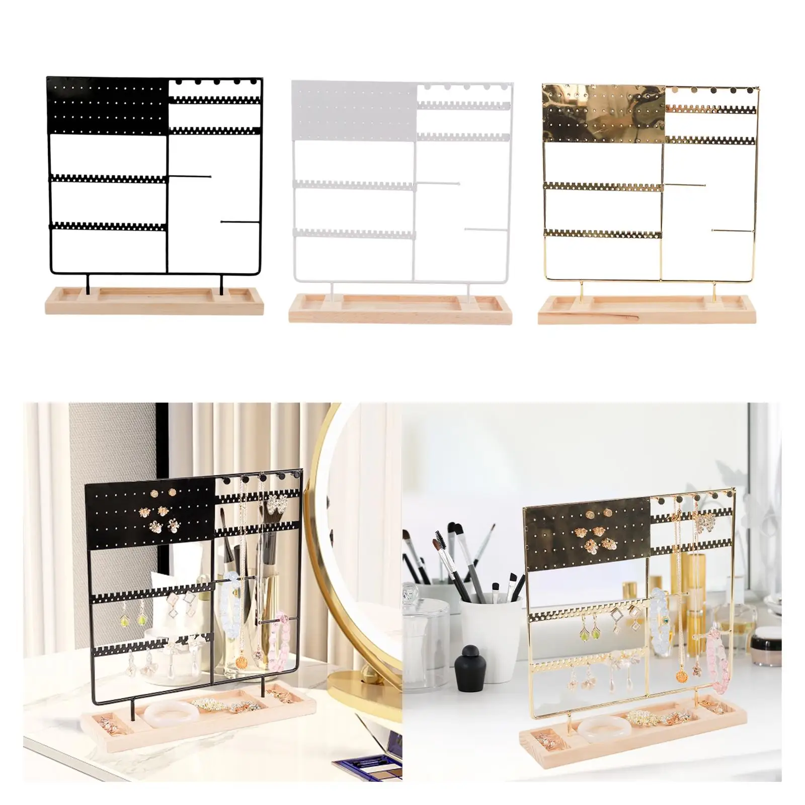 

Jewelry Organizer Jewelry Stand Home Vanity Showcase Elegant Stable Base for