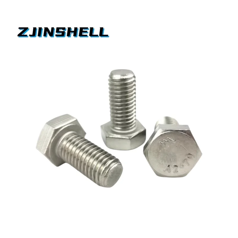 

M3 M4 M5 M6 M8 M10 M12 M14 M16 A2-70 304 Stainless Steel Metric Thread DIN933 Outside Hex Head Bolt External Hexagon Head Screw