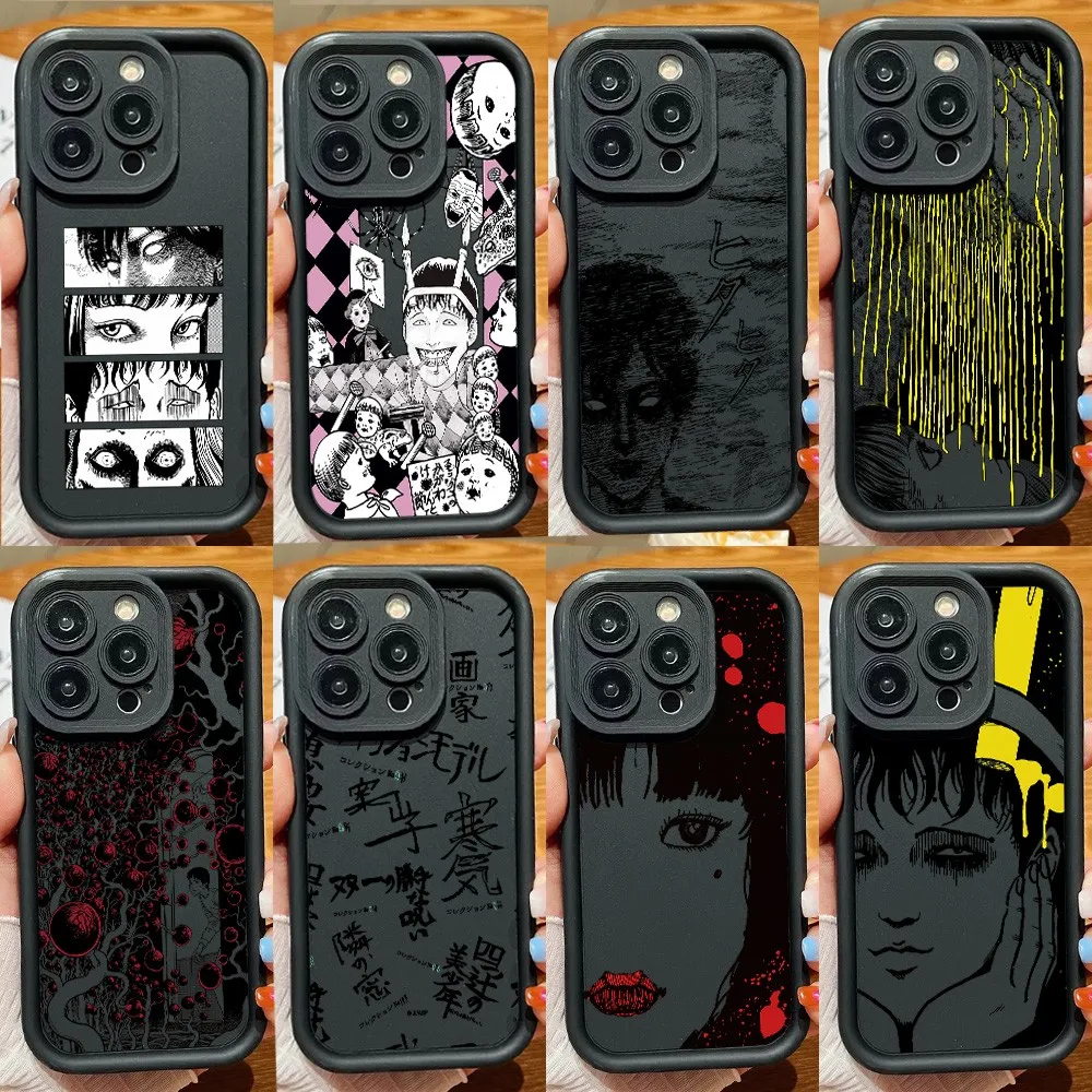 Anime Junji Ito Hot Phone Case For Xiaomi Redmi Note 15 14 13 12s 11 10 9s 8 7 A5 Pro Plus 4G 5G Soft TPU Cover