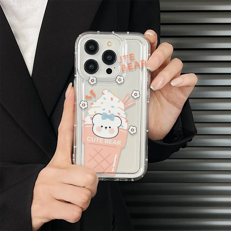 J2536 jenis bantalan pencegahan jatuh untuk Samsung Galaxy S23 S22 S21 S20 Plus Note 10 20 Ultra casing DIY penutup TPU lembut