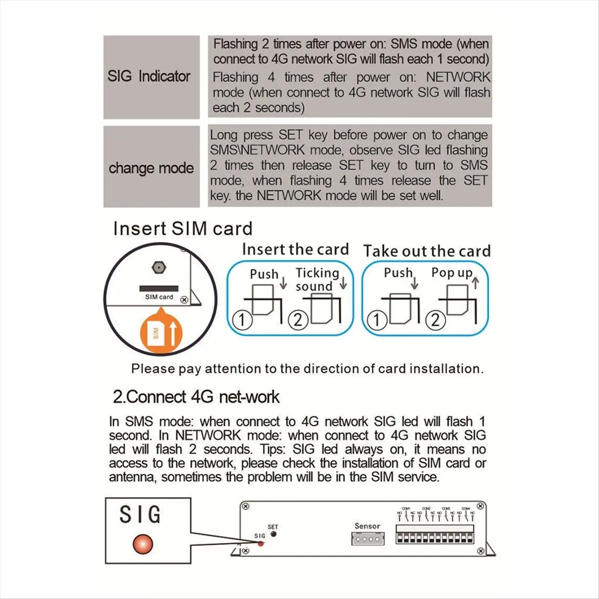 (A03R) SMS GSM 4G LTE 8 Channel Relay ON/OFF Switch for Gate Opener Motor Control SM8-WLTE APP Remote Controller EU Plug