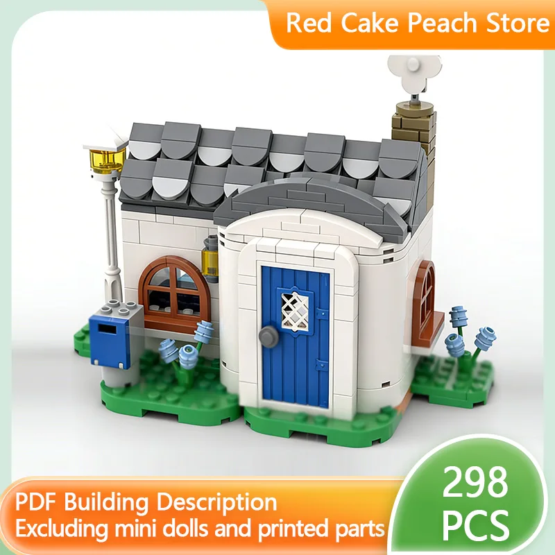 

Popular Game Model MOC Building Bricks Residential Small House Modular Technology Children Holiday Gifts Assemble Toys Suit