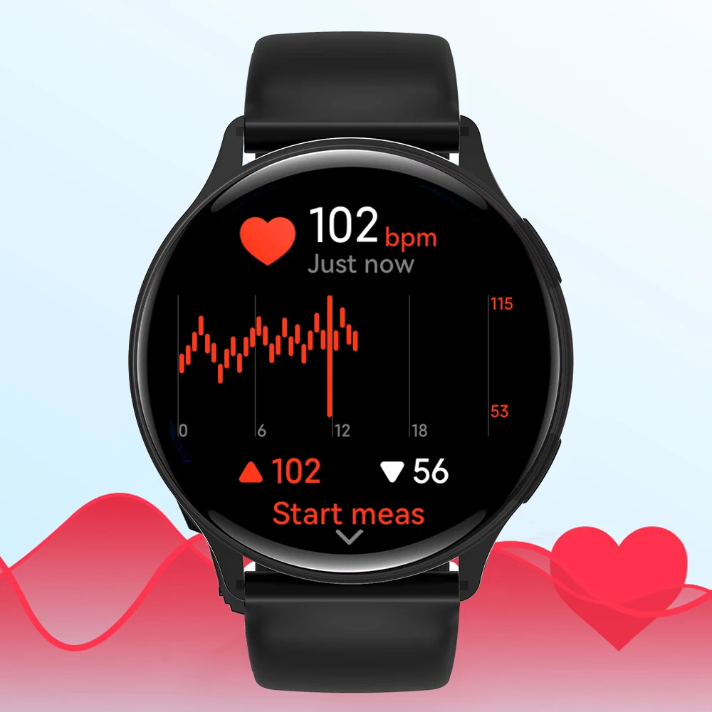 VALDUS VG53 Pro Smartwatch GPS Męski Damski Fitness 100+ Sportów Długi Czas Pracy Baterii SOS AMOLED Smart Watch Dla iOS Android Połączenia BT