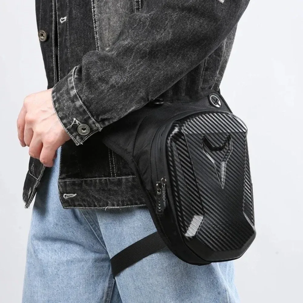 

Casual Waterproof Motorbike Waist Leg Bag EVA Hard Shell Durable Ride Bag Adjustable Strap Motorcycle Bag Motorcycle Riding