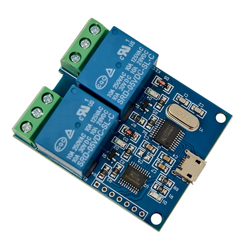 ABGI-LCUS-2 Тип 2-стороннего USB-реле Модуль USB Интеллектуальный переключатель управления Компьютерный последовательный порт USB-реле управления
