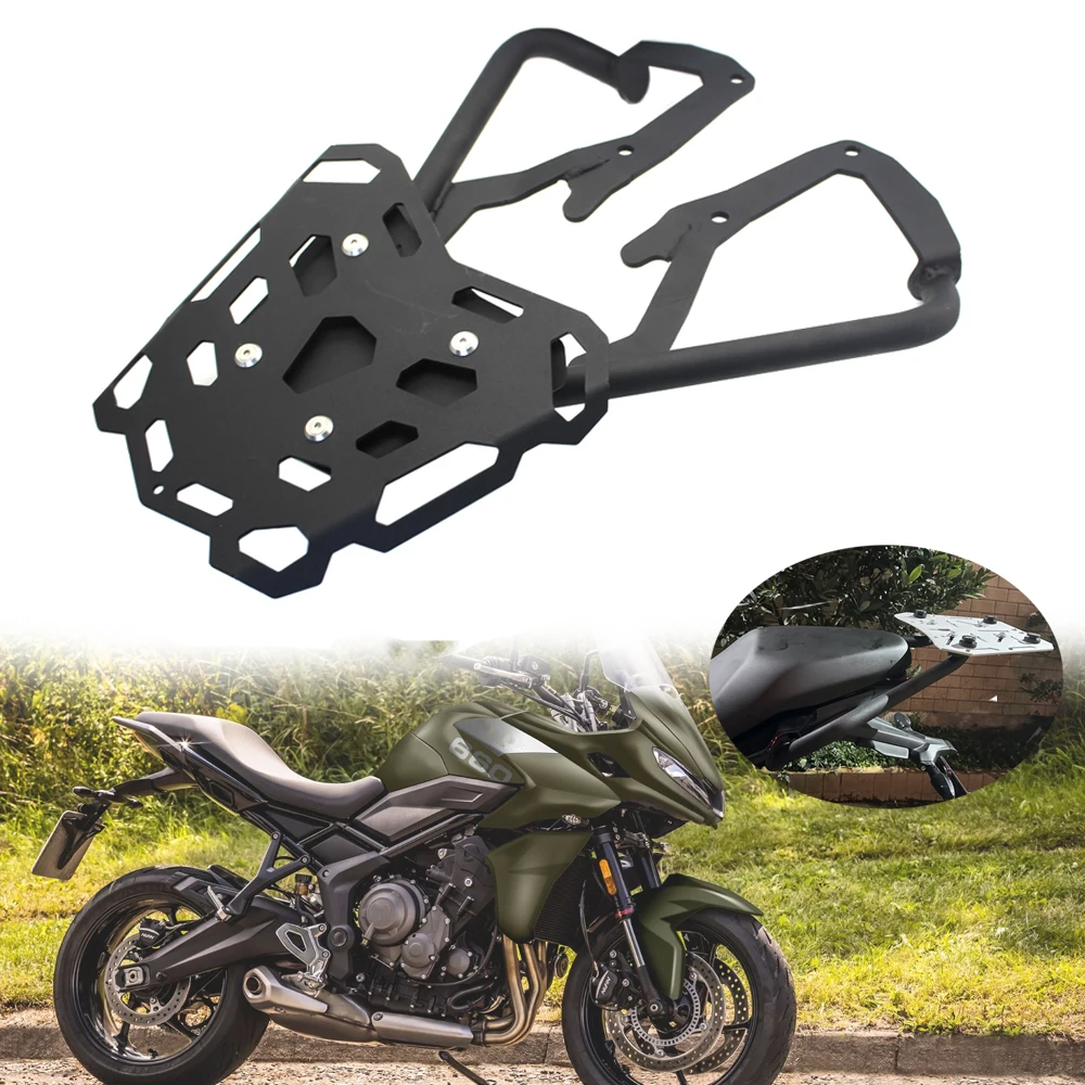 

Motorcycle Rear Luggage Rack Carrier Case Support Holder Bracket Fit For Tiger Sport 660 Tiger 660 Tiger660 2022 2023