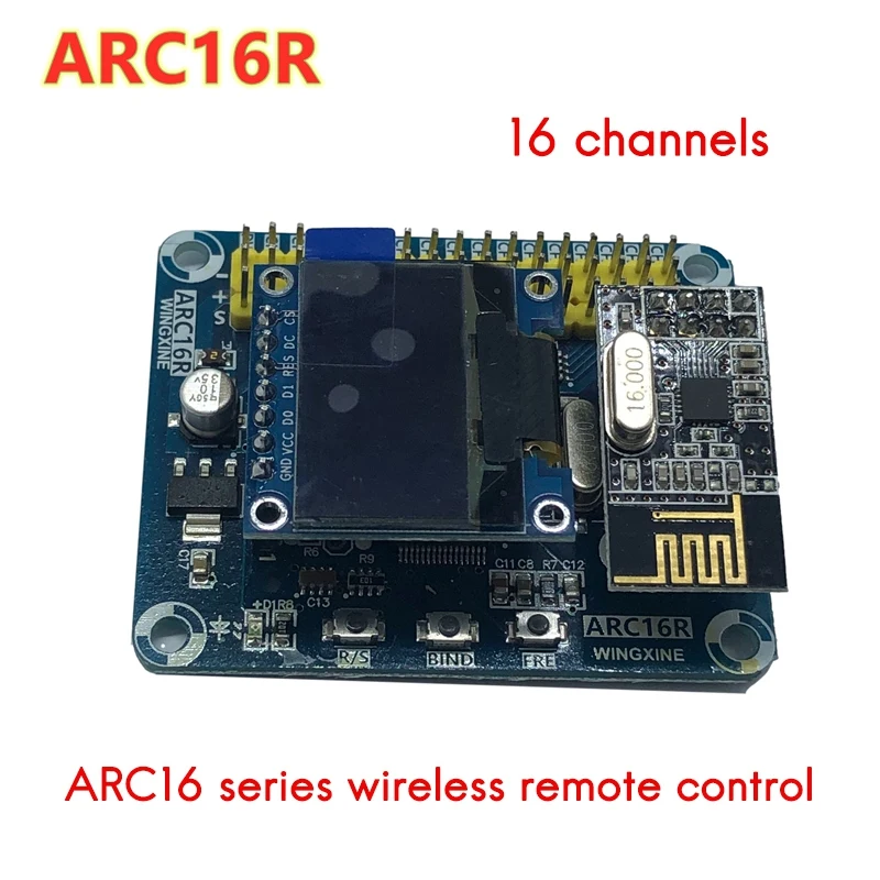 ARC-16R 16-Channel Wireless Remote Control Receiver Wireless Follow Focus Device Model Airplane RC Rudder Motor Control