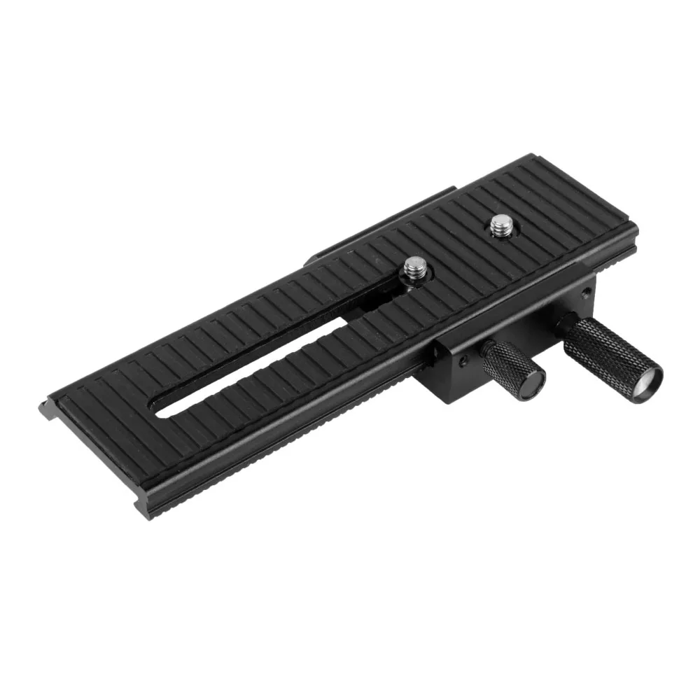 160 مللي متر المهنية ماكرو التصوير التركيز السكك الحديدية المنزلق ترايبود رئيس غرامة ضبط رئيس لوحة ل D5300 D7100 600D 700D 60D 70D