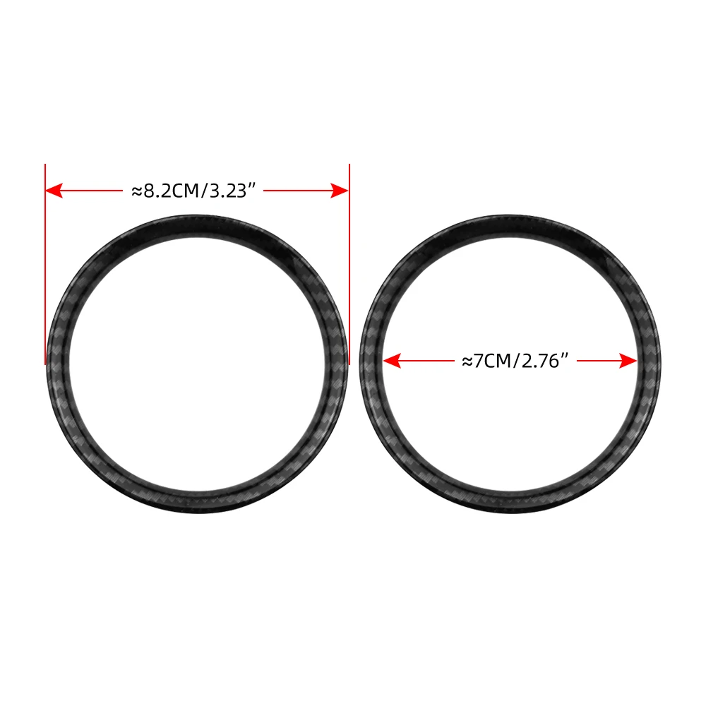 Car Air Conditioning AC Vent Cover Trim for Nissan NAVARA NP300 2019-2022 2023 2024 2025 Imitation Carbon Fiber Accessories view 5