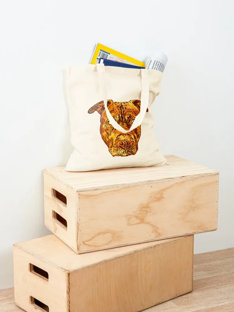 Fire Pit Bull Tote Bag Gift bags Candy bags female bag canvas tote