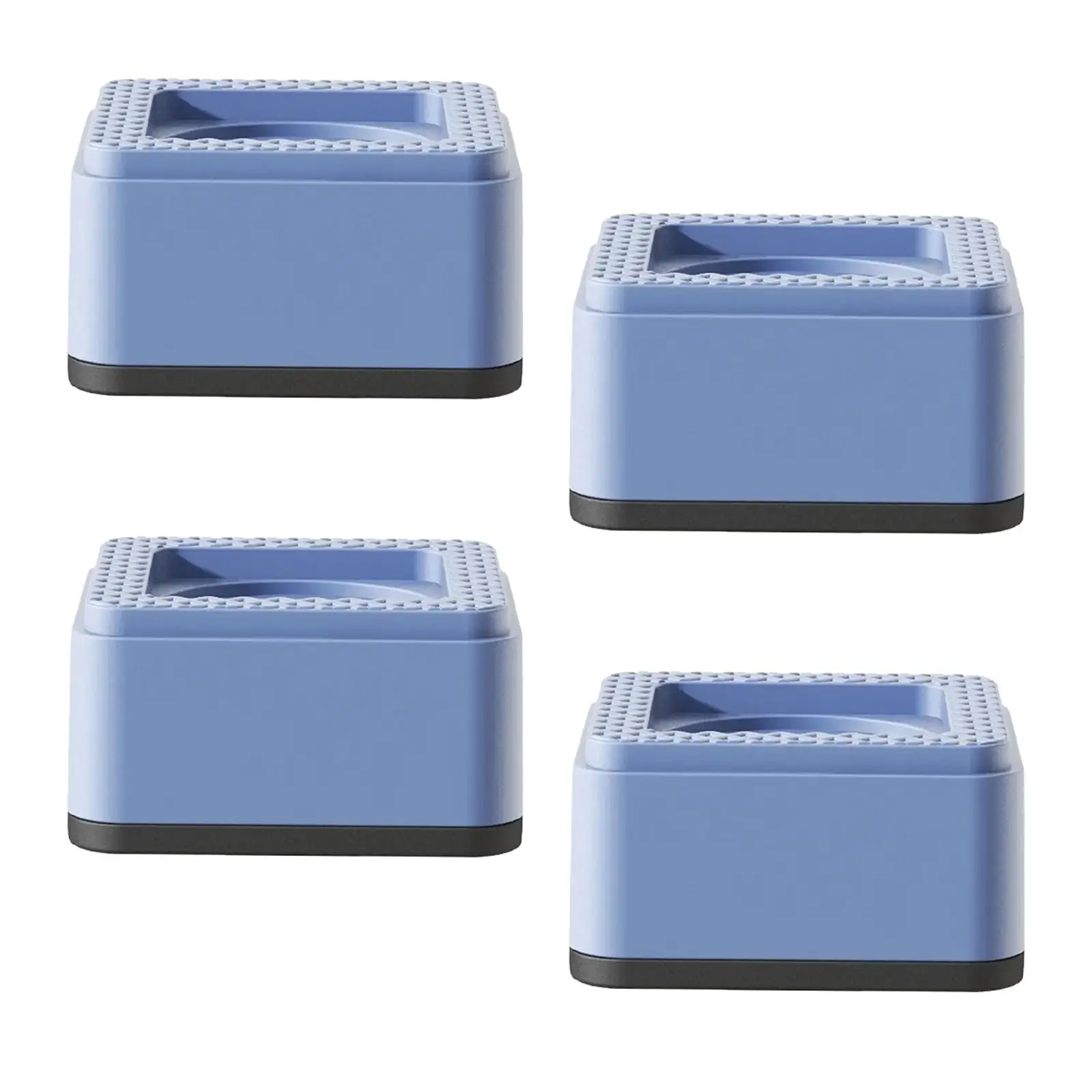 Anti Vibration Washing Machine Feet Pads Silicone Heightening Protector Mat for Washer Dryer Pedestal