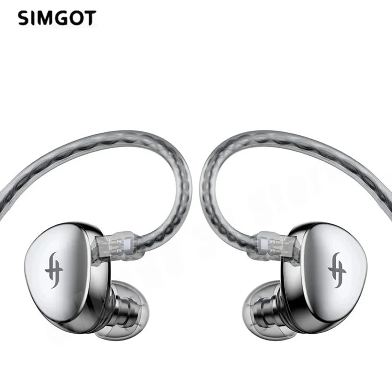 Simgot Ea500 Dsp Earphones In Ear Wired Gaming Earbuds With Dual-Magnetic-Circuit Dual-Cavity Stereo Headphone Custom For Gamer