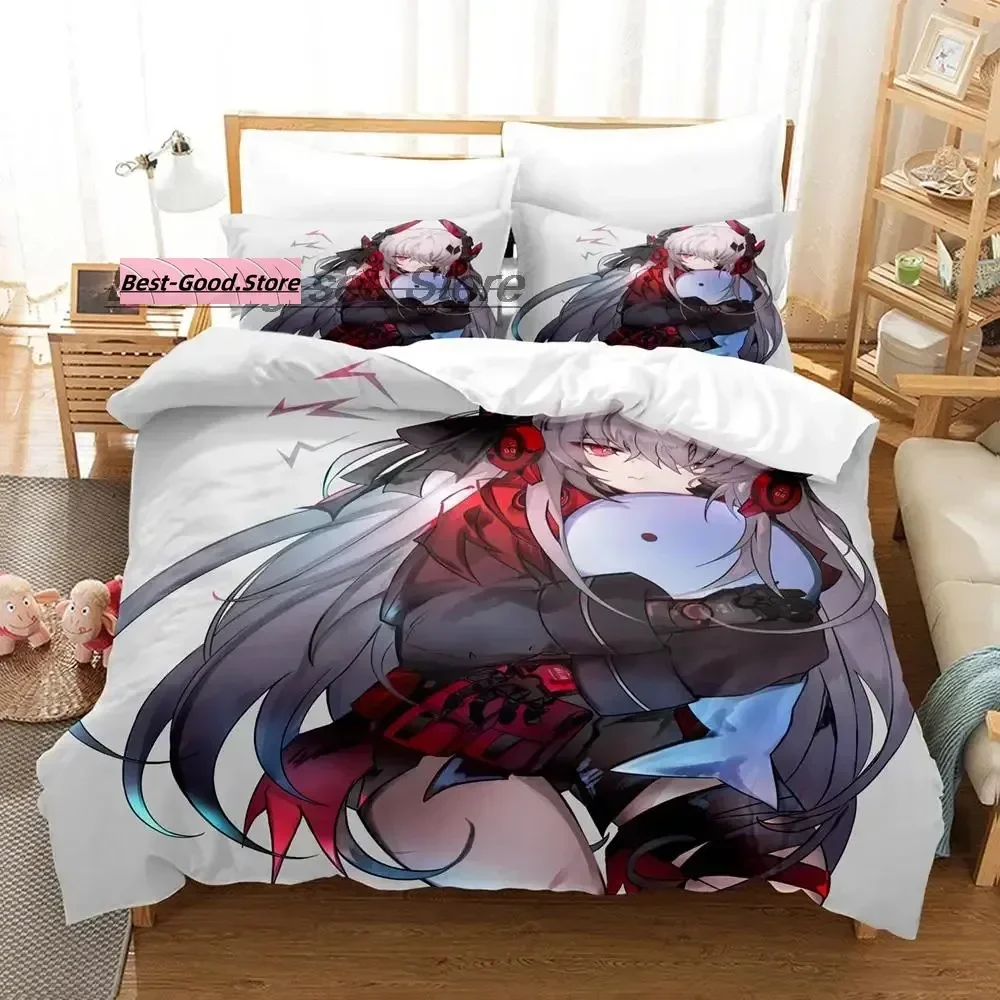 

Kawaii GRAY RAVEN PUNISHING Lucia Printed Bed Set Duvet Cover Pillowcase Bedding Set Bed Linen Sheet Quilt Cover Queen King Size