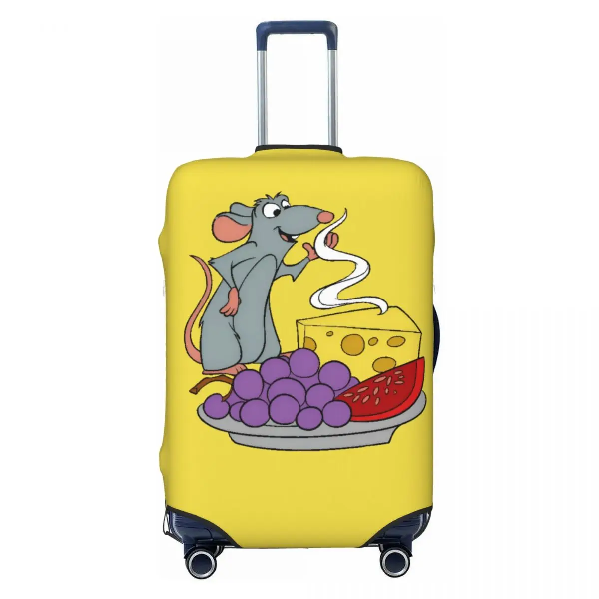 

Custom Ratatouille Wallpaper Luggage Cover Protector Cute Travel Suitcase Covers for 18-32 Inch