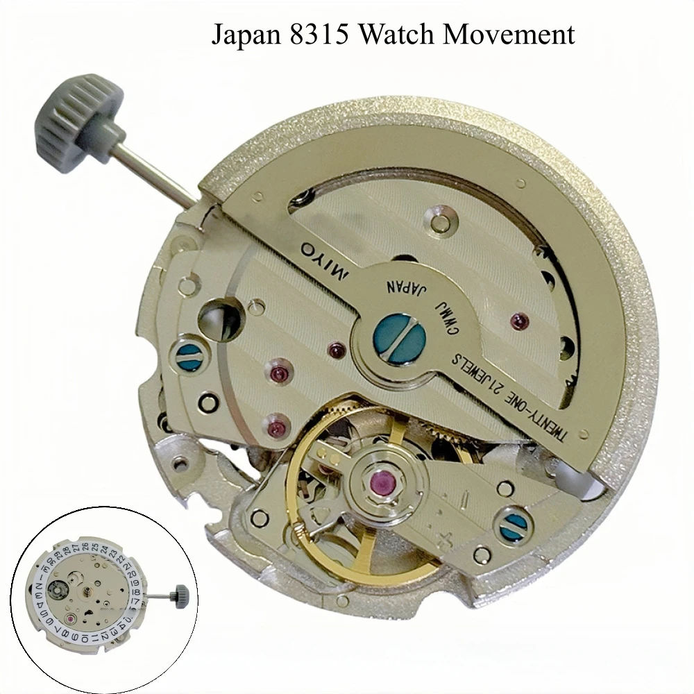 Fully Automatic Movement Japan 8315 Watch Movement 60-Hour Power Reserve Watch Accessories
