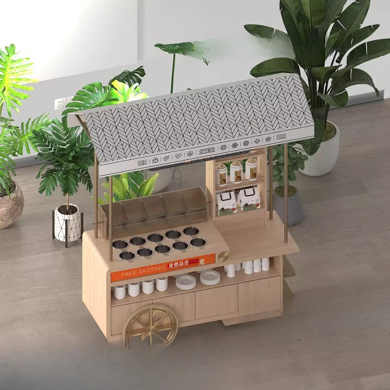 Stall trolley removable ice powder stall car snack snack stall car