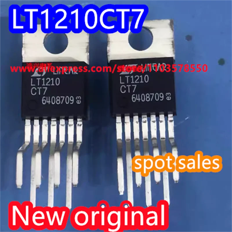 

(2 шт.) новый оригинальный чип усилителя с обратной связью по току LT1210CT7 LT1210 TO-220