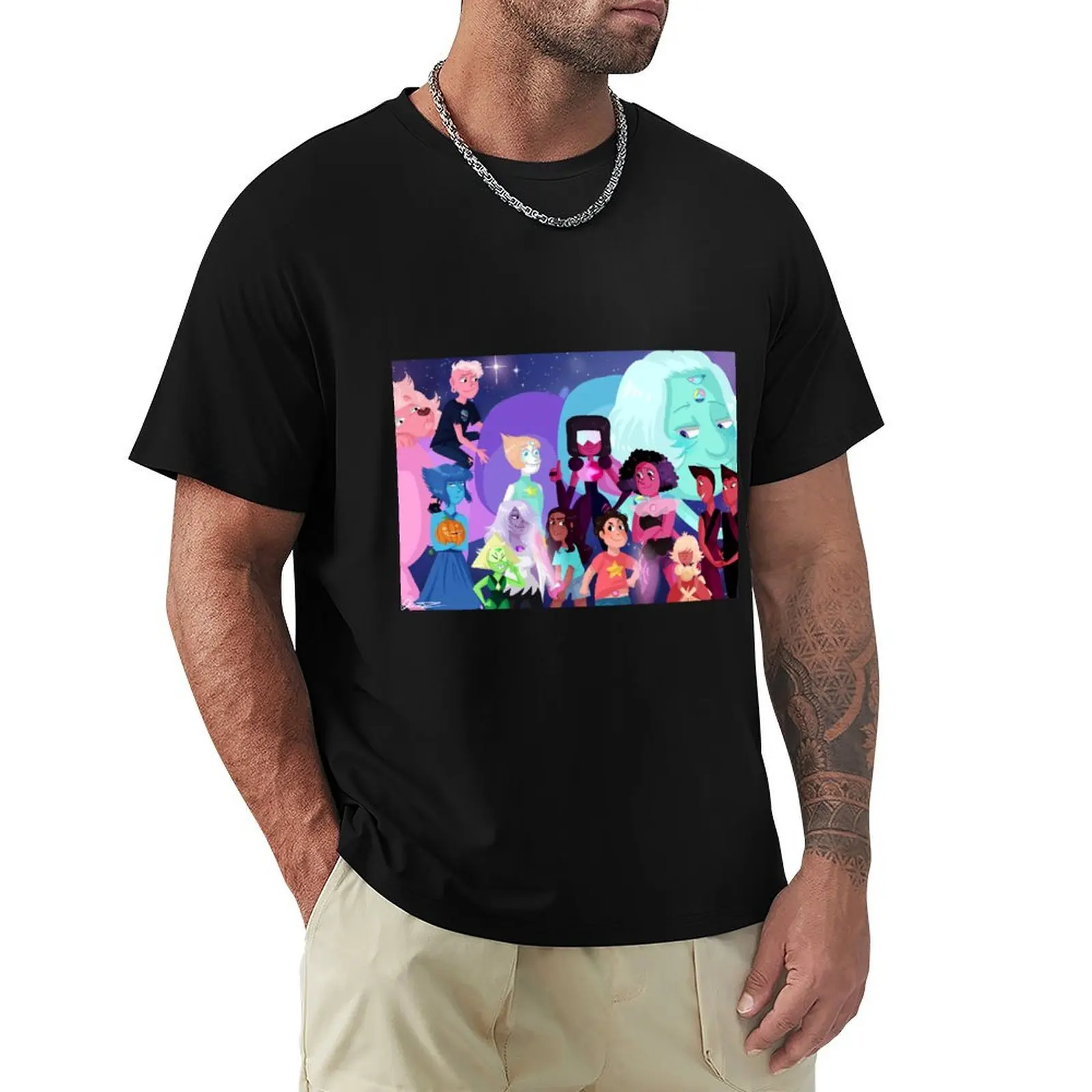 

steven universe T-Shirt Athletic Fit Sports Short Sleeve Top