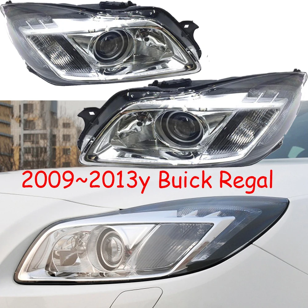 1pcs car bumper headlamp for opel Insignia Buick Regal headlight 2009~2013 car accessories head lamp for opel Insignia fog light