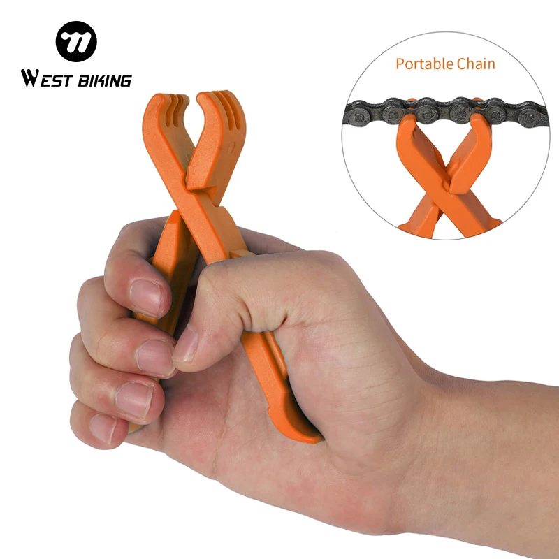 WEST BIKING Chain Link Plier Tool Pair Tire Lever And Valve Core Remover Portable Multitool Bicycle MTB Road Cycle Repair Ki