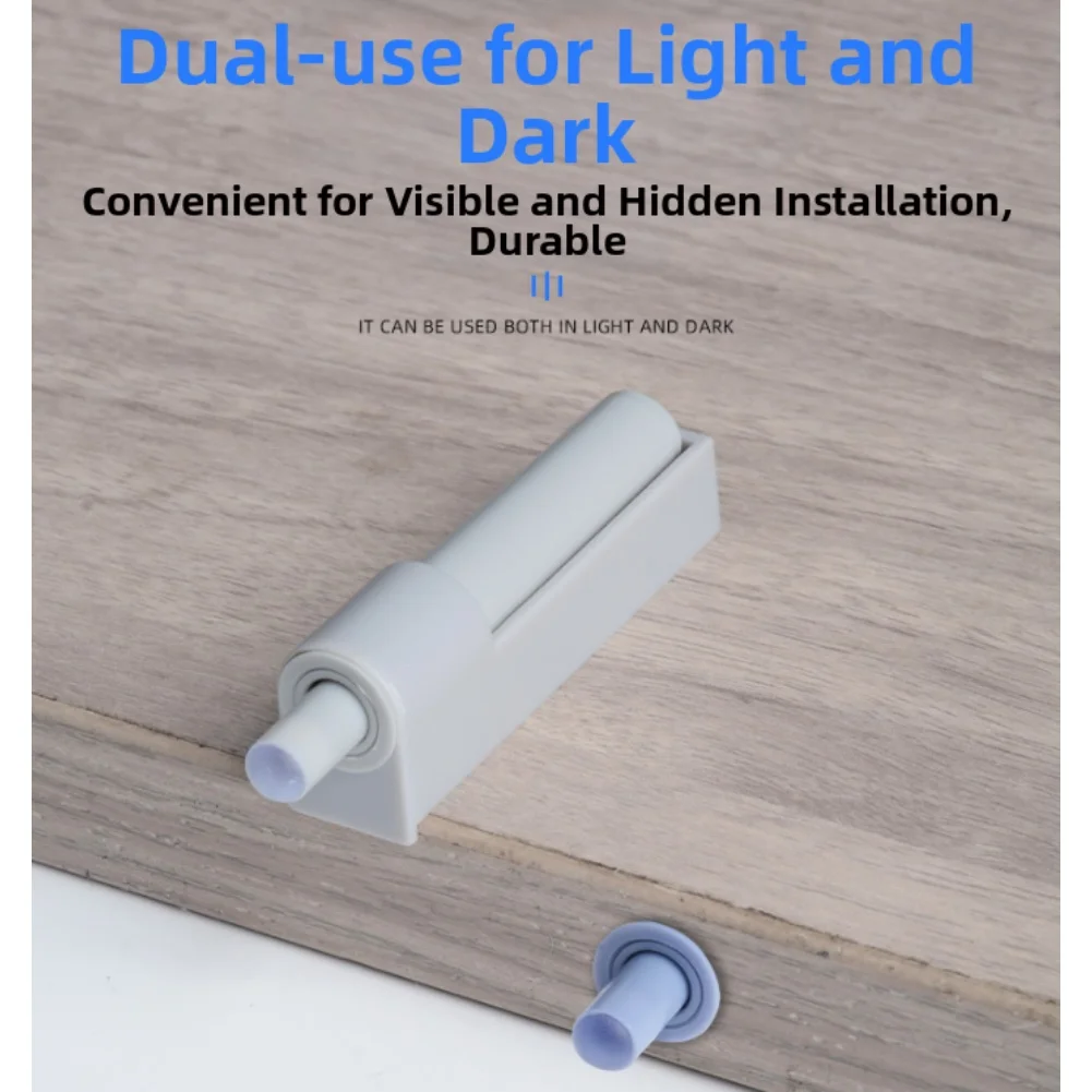10pcs  Cabinet Push To Open Door Catches Soft Close Retrofitting Pressure Door Opener Furniture Door Damper Simple Installation