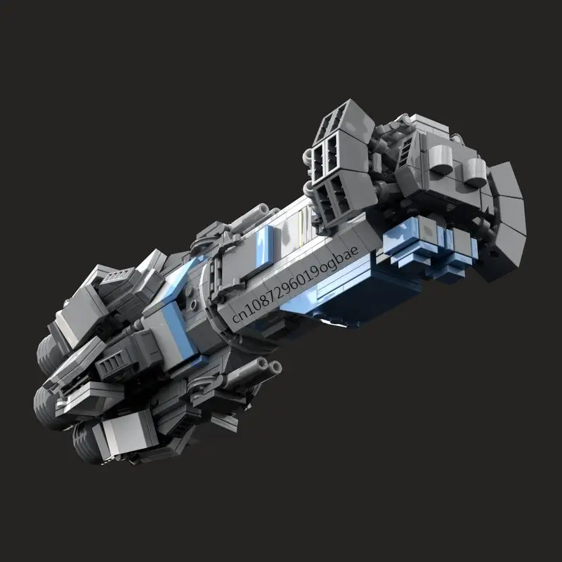 Novo 803 pçs famoso filme estrela moc expansão unn dreadnought modelo de construção diy idéias criativas criança brinquedos presentes aniversário blocos