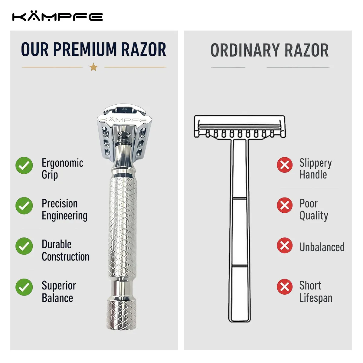 kampfe-adjustable-safety-razor-double-edge-manual-shaver-6-settings-non-slip-grip-smooth-shaving-for-men