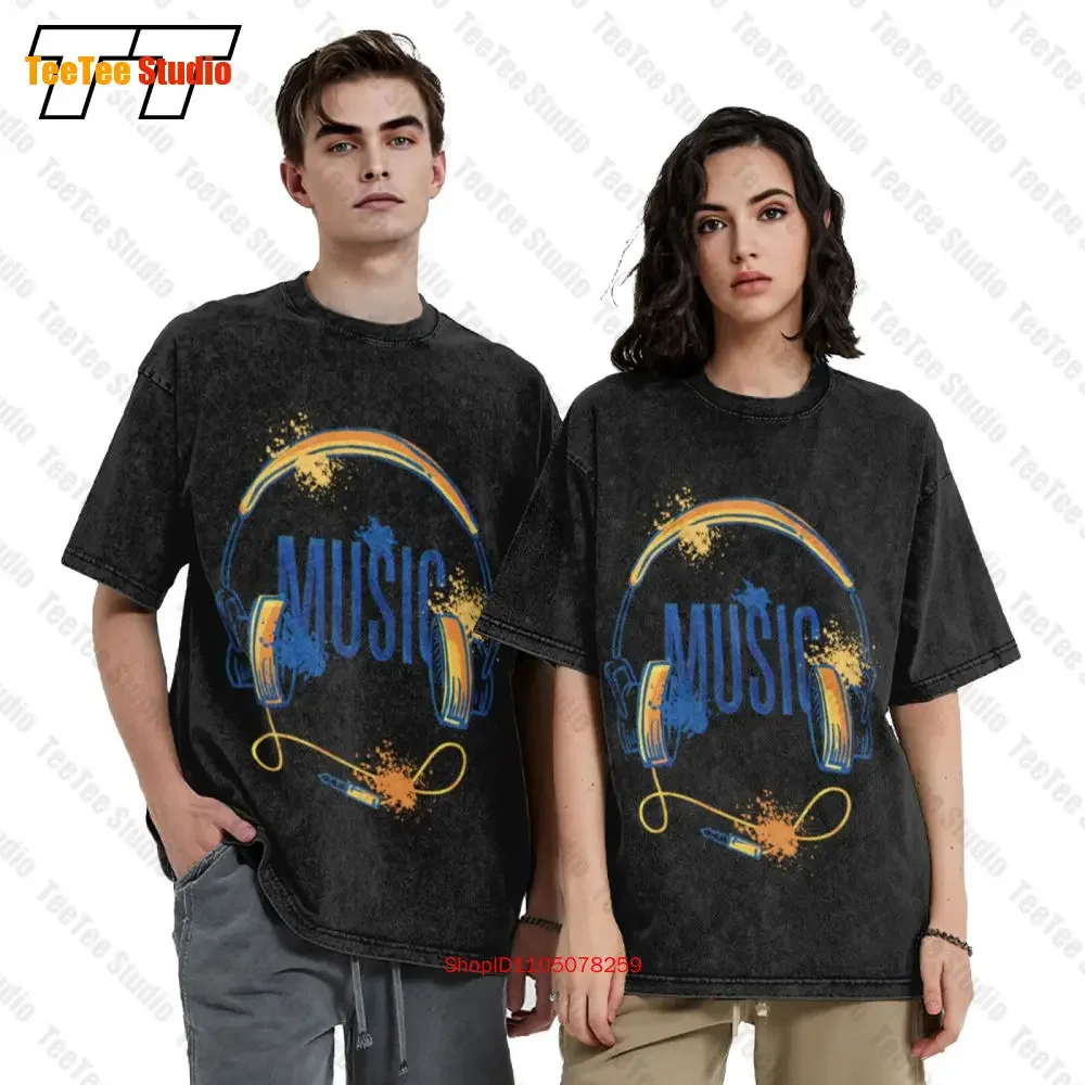 Music Lovers Songs Singer Guitarist Bands Geeks Drums Vintage Oversized T-Shirt TMWN